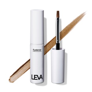 【数量限り】LEVA（レヴァ） アイブロウ ナチュラルブラウン メンズ 皮脂・汗で落ちない ウォータープルーフ 白髪眉 毛のないところも綺麗にかける 初心者でも簡単 バレにくい 自然なパウダー仕上げ リキッドアイブロウ メンズメイク