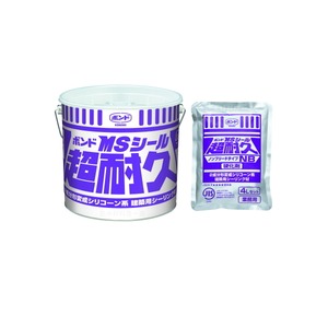 コニシ MSシール超耐久 4L缶 2セット箱 高耐久 ノンブリード 2成分形 変性シリコーン系 シーリング材 建築用 コーキング