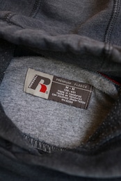 Russell Athletic gray damaged hoodie