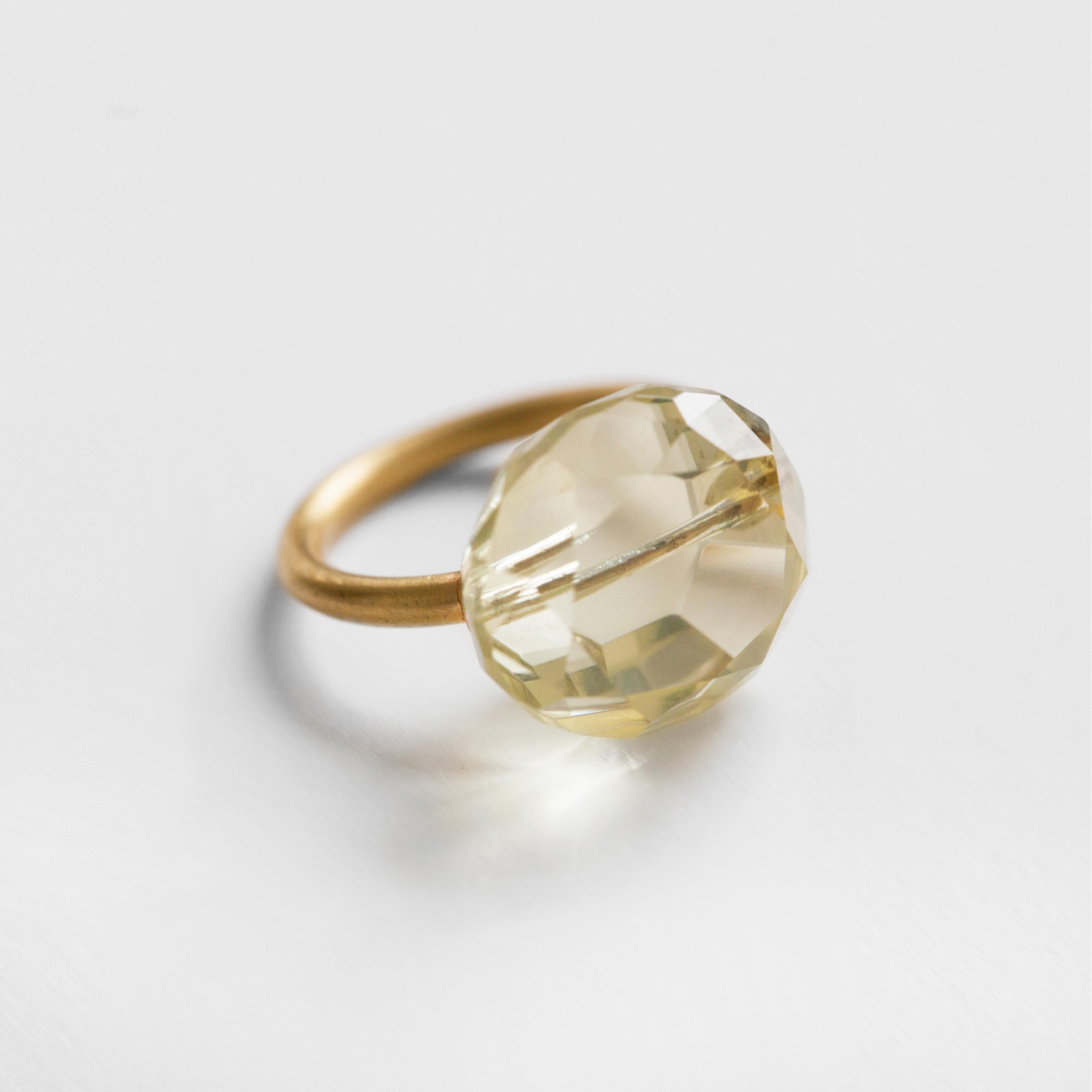 ▷Etsuko Sonobe|リング|レモンクォーツ | jewelboxofs ▷Etsuko Sonobe|リング|レモンクォーツ | jewelboxofs