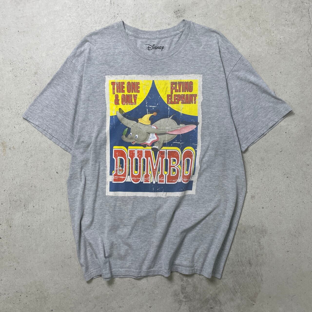 Disney ディズニー DUMBO キャラクタープリント Tシャツ メンズXL 古着 