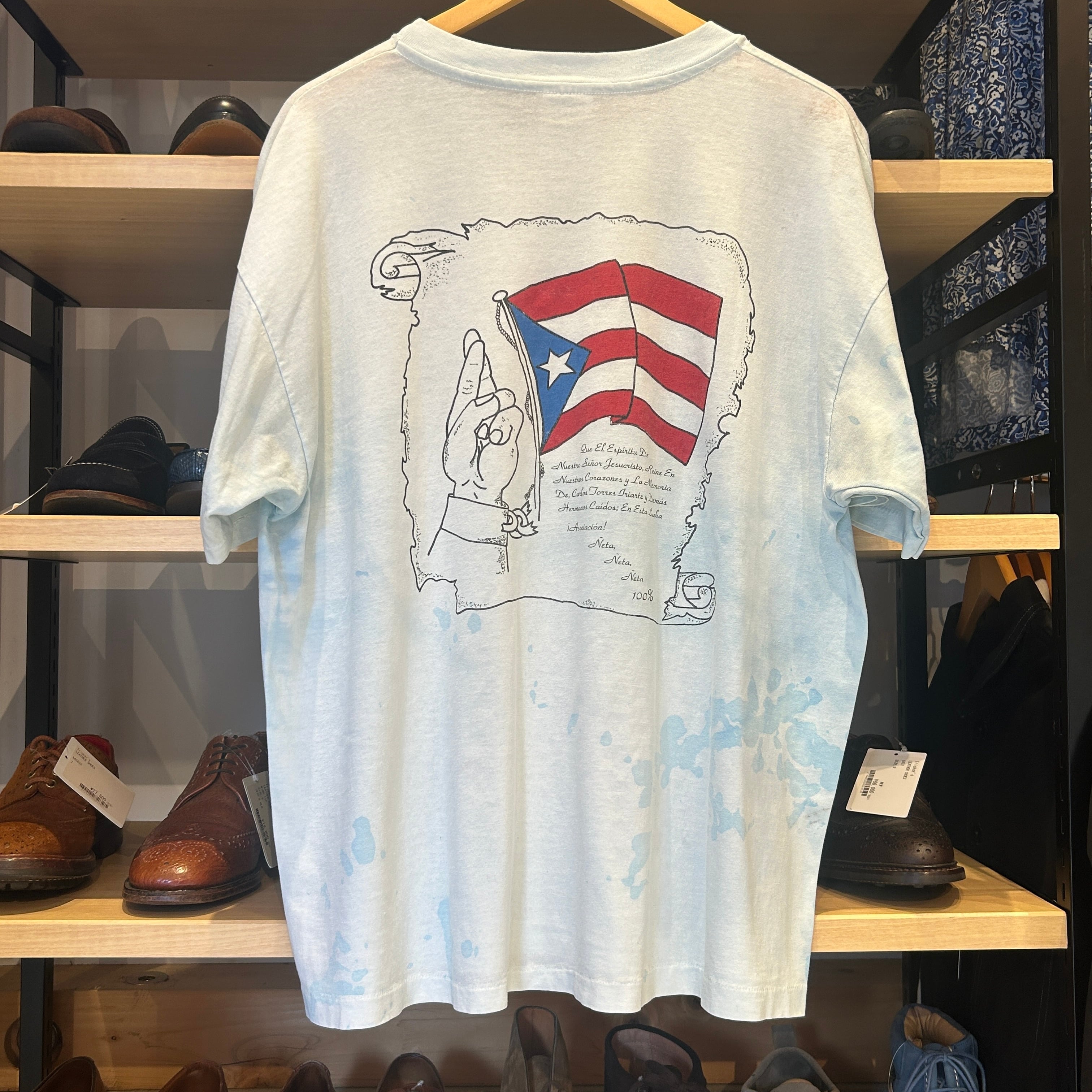 1990s PHOTO T-SHIRT SAXBLUE | safarionline