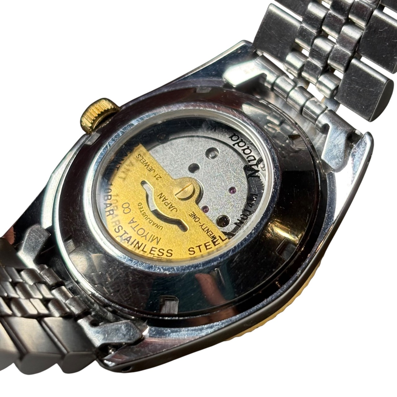 vintage NIVADA brown gradation dial automatic watch