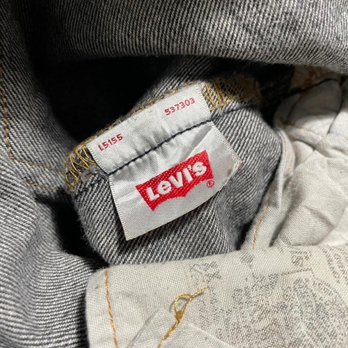 【W34 L34】 メキシコ製 usa levi's 先染ブラック 501xx 詳細写真5