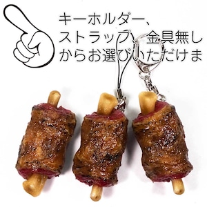 食べちゃいそうな 漫画肉 食品サンプル キーホルダー ストラップ