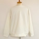 Wool Inlay Crew Neck Sweat White
