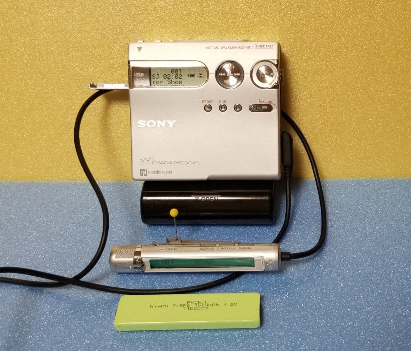 中古 激安 SONY ポータブルMDプレーヤー MZ-N910 Net Md ウォークマン