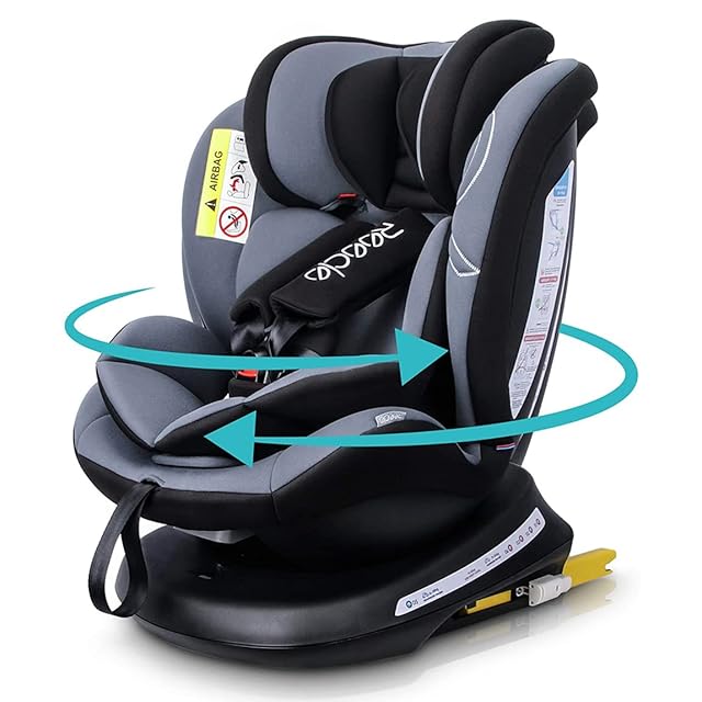 Jovikids チャイルドシート ISOFIX、 0か月~12歳頃 360°回転式 i-Size