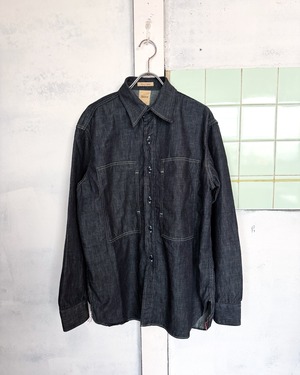 【SANCA UNISEX】DENIM ARMY SHIRTS