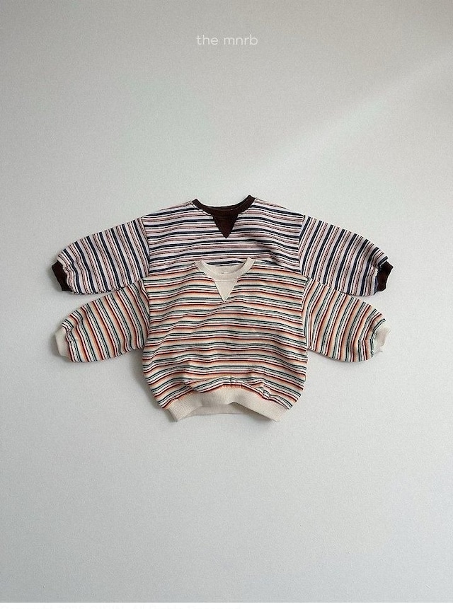 〖取寄〗韓国子供服 / 26winter / minirobe / レインボートレーナー / キッズ *S~XL*