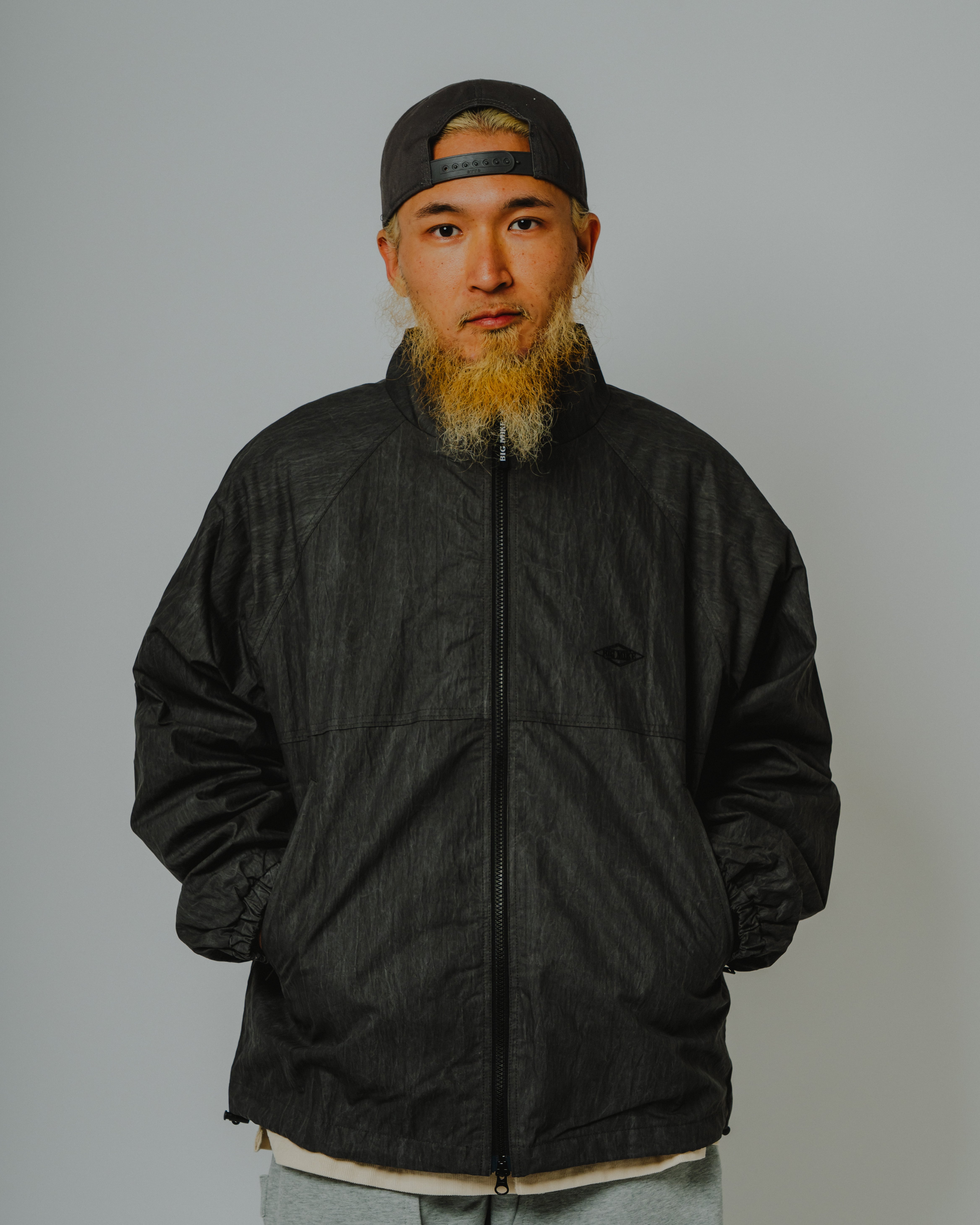 2 Types / Nylon Track Jacket：Pigment - 102546580p | 【BIG MIKE