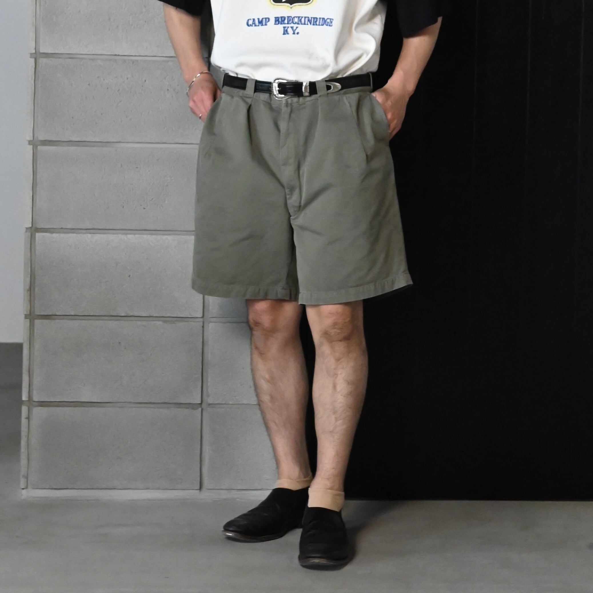 BOWWOW / US ARMY CHINO SHORTS AGED | GANKO