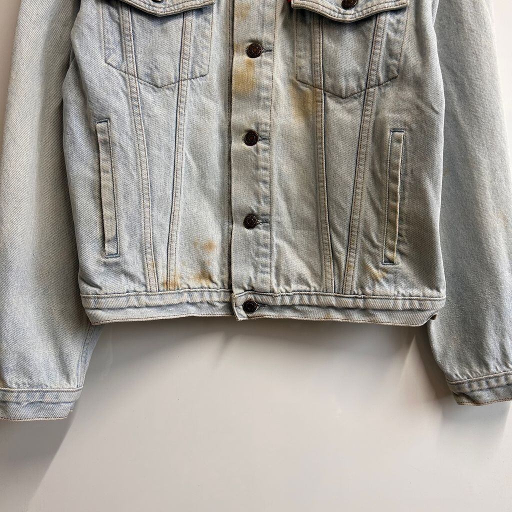メンズ Levi's 70503 USA製 ホワイト デニムジャケット トラッカー M