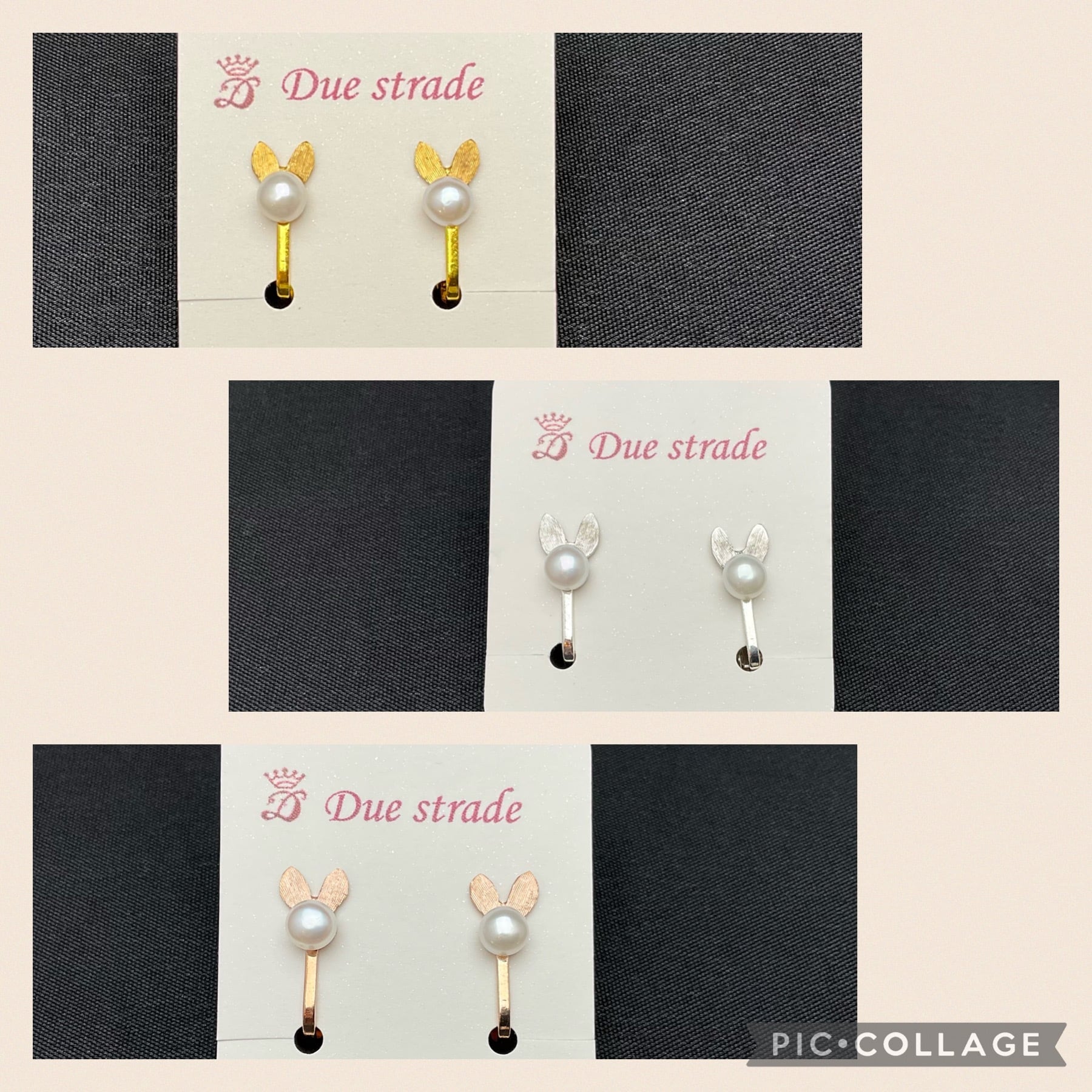 イヤリング・ノンホールピアス | うさぎセレクトショップ森音