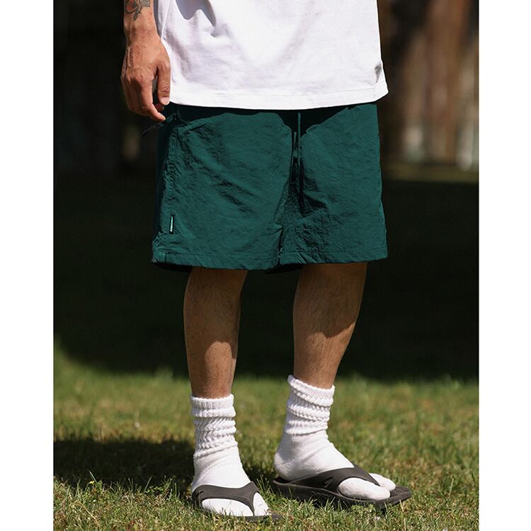 ★RETRO LOOSE STRAIGHT HALF LENGTH PANTS　　　A0650