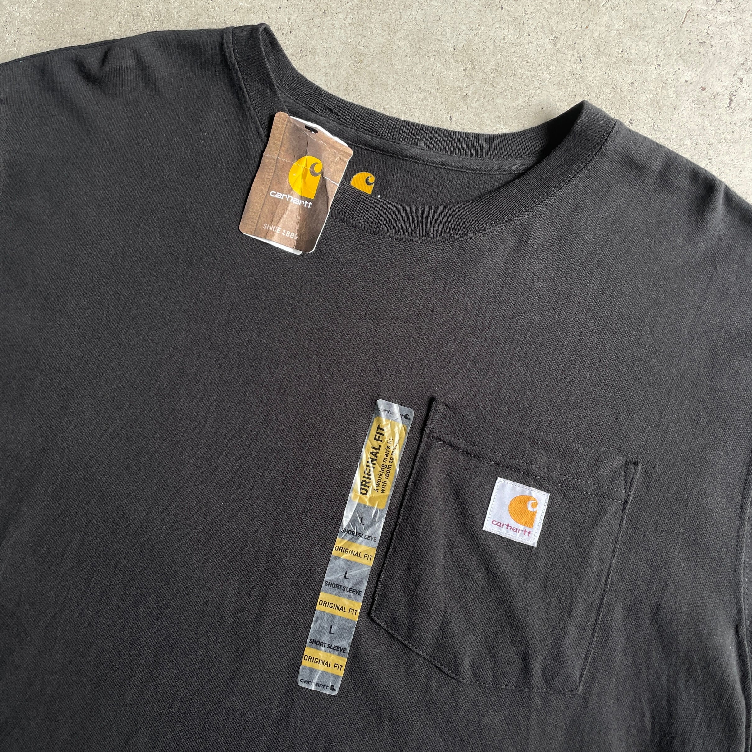 新品未使用品 Carhartt カーハート ポケットTシャツ メンズL 古着 ポケ 