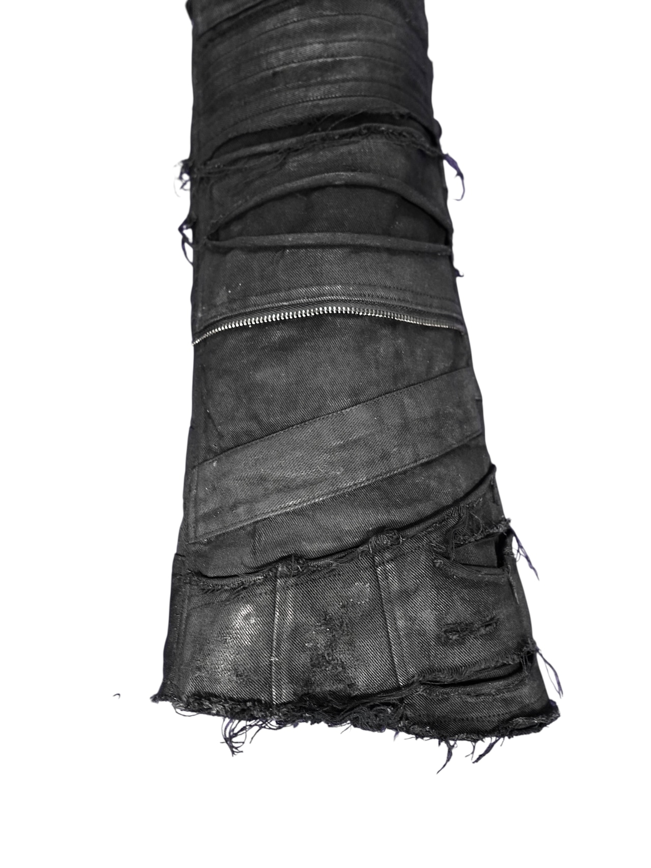 【DES'N'ATE】FAULT LINE WAXED DENIM PANTS
