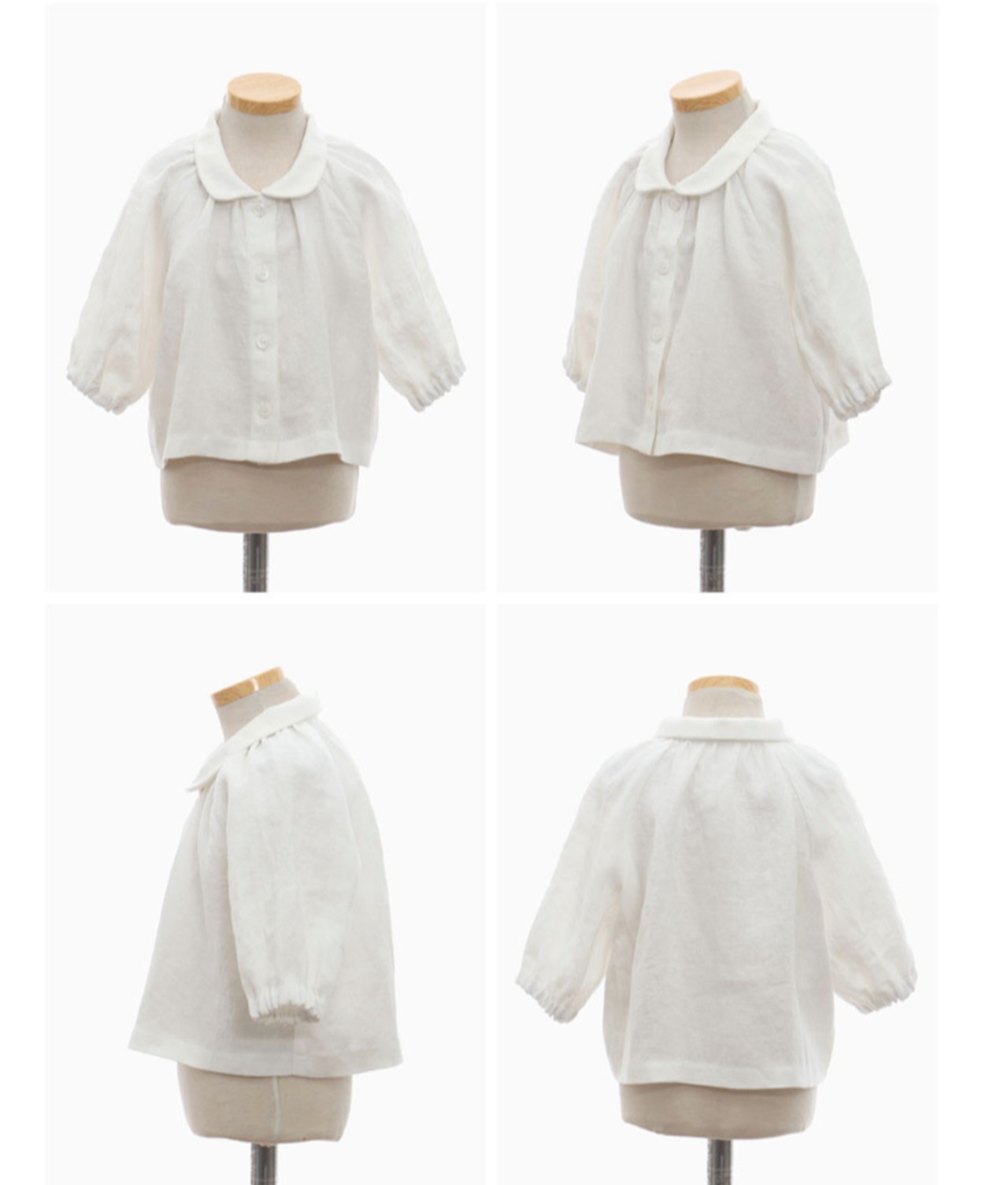 【予約販売】型紙のみ｜ブラウス3｜90〜150サイズ｜商用利用OK