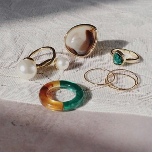 SET RINGS || 【通常商品】 DAISY 5 RING SET K || 5 RINGS || MIX || FBC014