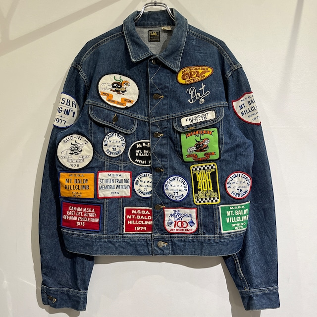 70s～80s Lee 101-J Denim Jacket Full Patch 70年代 80年代 リー デニムジャケット フルパッチ