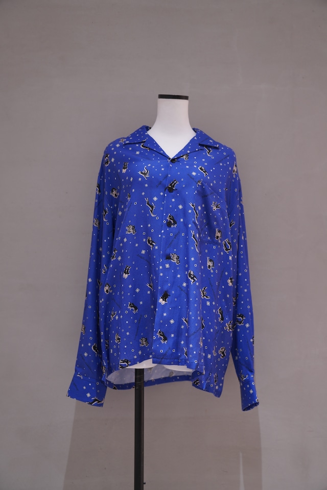 TOGA  VIRILIS  cupra shirt  Blue