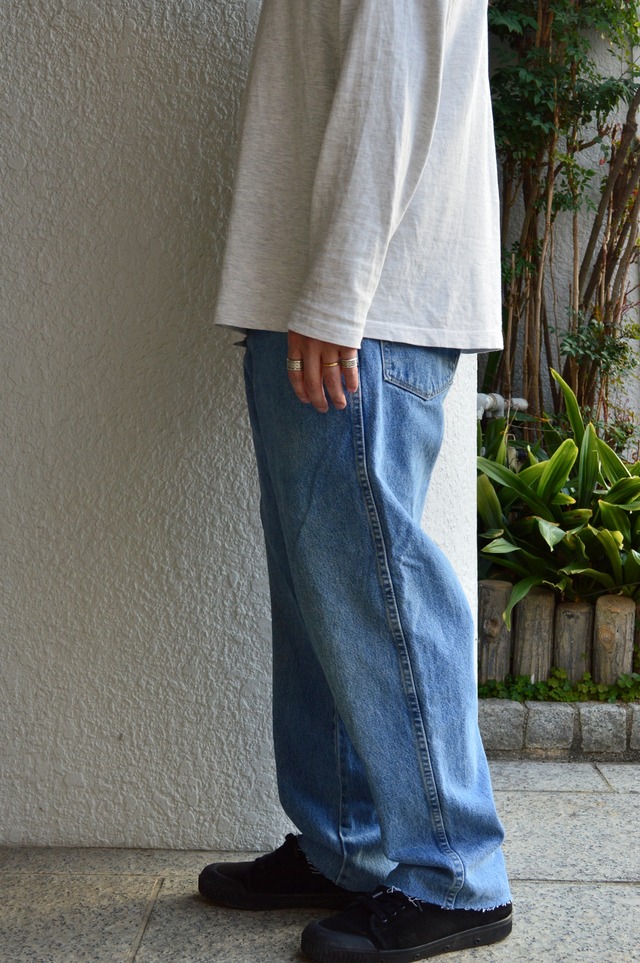 Wrangler 1990's 97601RS Cutoff Made in USA W34 USA企画 BlueBell社 ラングラー デニム 90s
