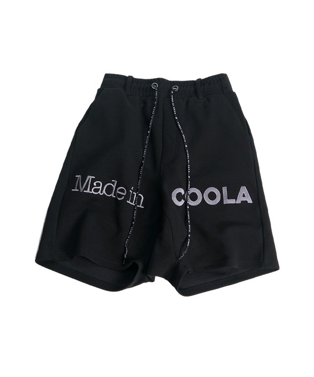 COOLA Emb サルエルショートパンツ (BLACK)　CQ-44021