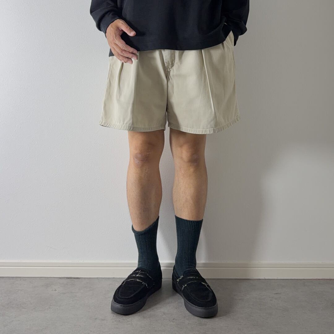 90s USA製 PoloRalphLauren ポロチノ ショーツ W36古着 90s 初期型 USA製 Polo by Ralph Lauren POLO CHINO SHORTS [W36] 古着
