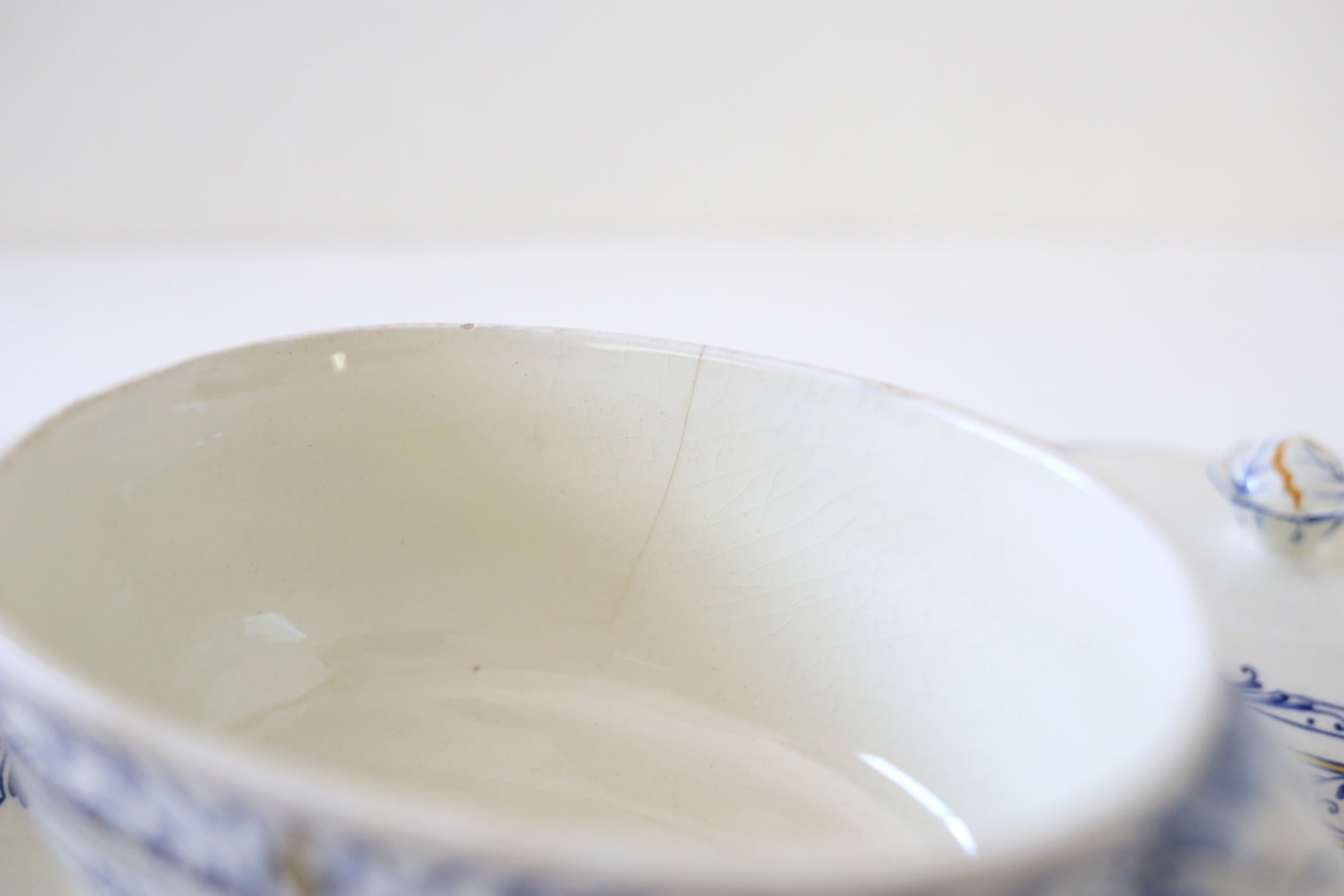 ご売約済み： フランス アンティーク Creil et Montereau クレイユ