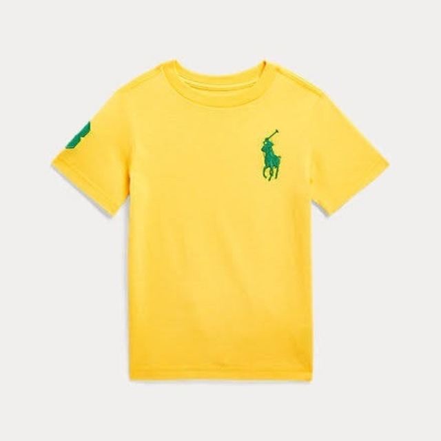 110/120/130cm 半袖　黄色　BP緑ポニー　Tシャツ　ラルフローレン