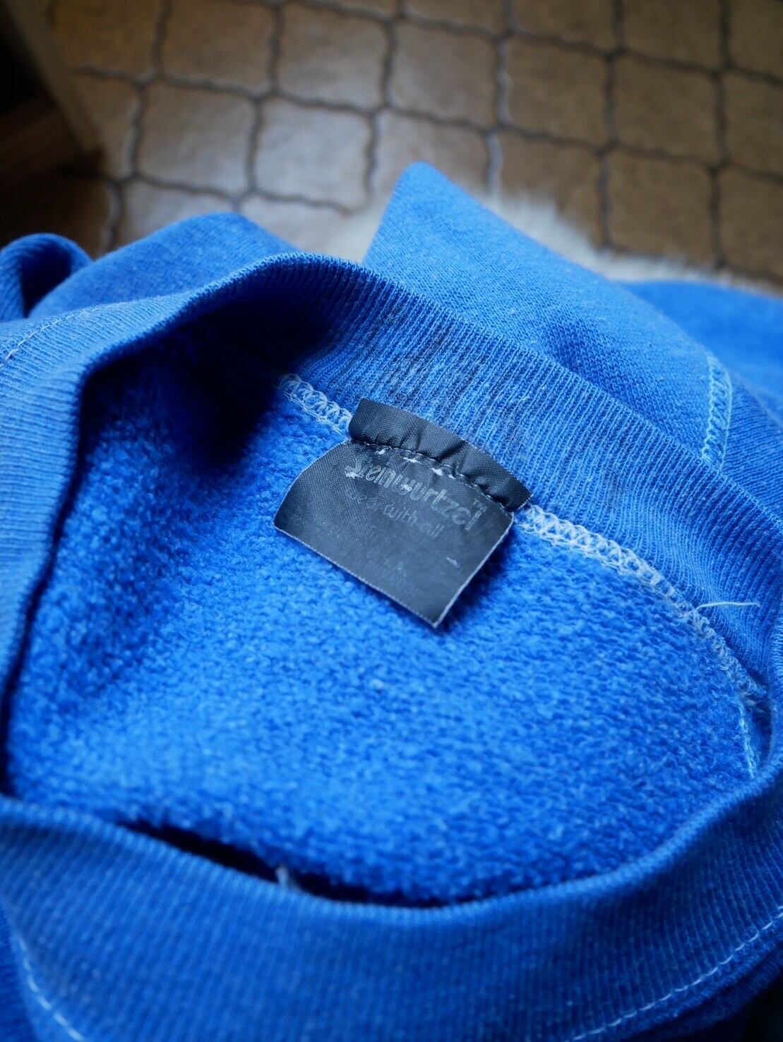 80s- US  Steinwurtzel blue sweat