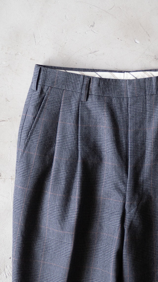 unknown used Wool glen plaid trousers