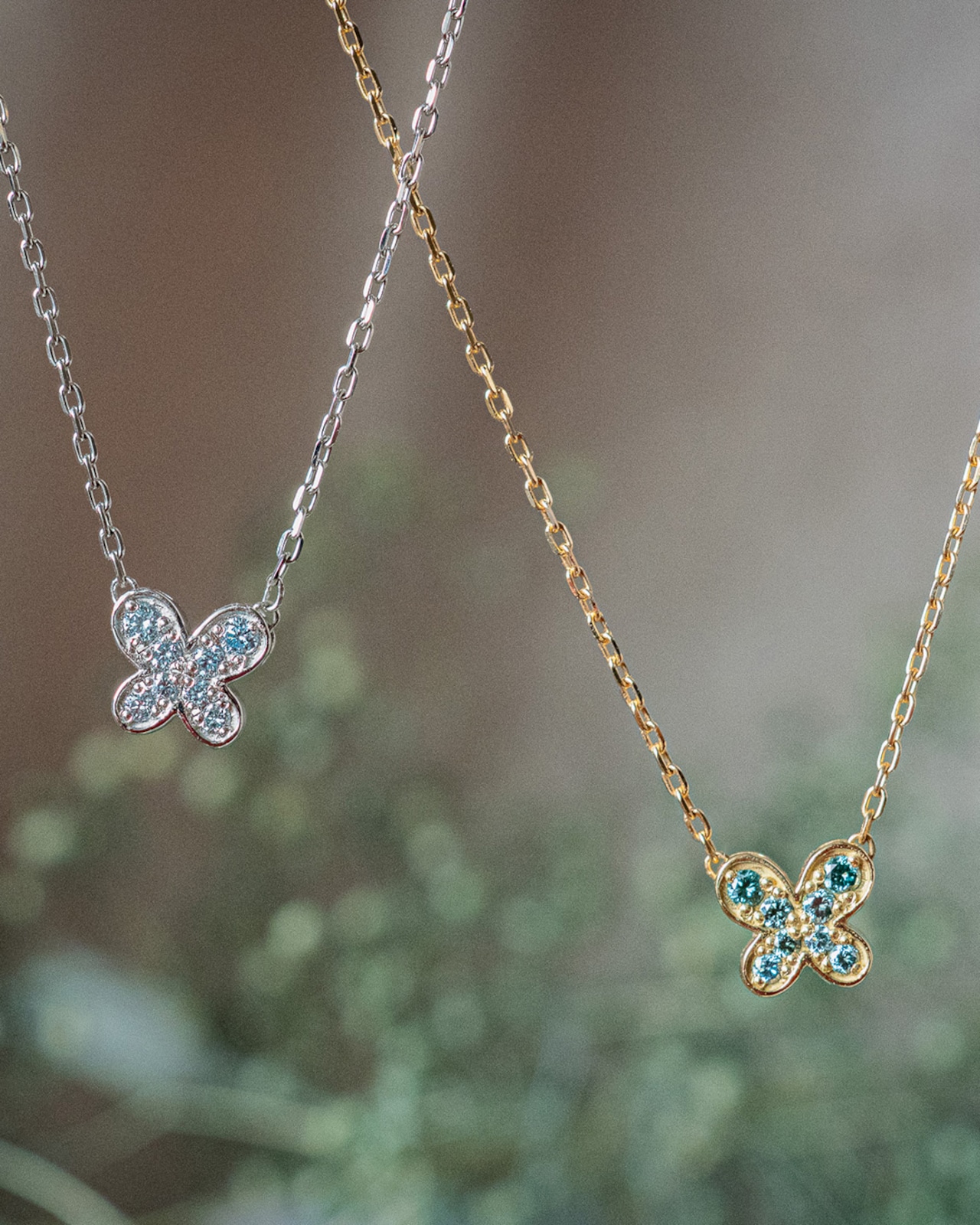 Papilio Necklace / K18 / Pt / Diamond / KDN-006【受注生産】