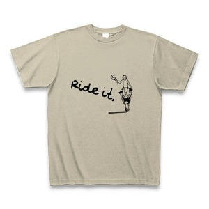 Ride it Tシャツ シルバーグレー