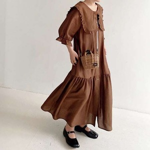 ビッグカラーワンピース 10153