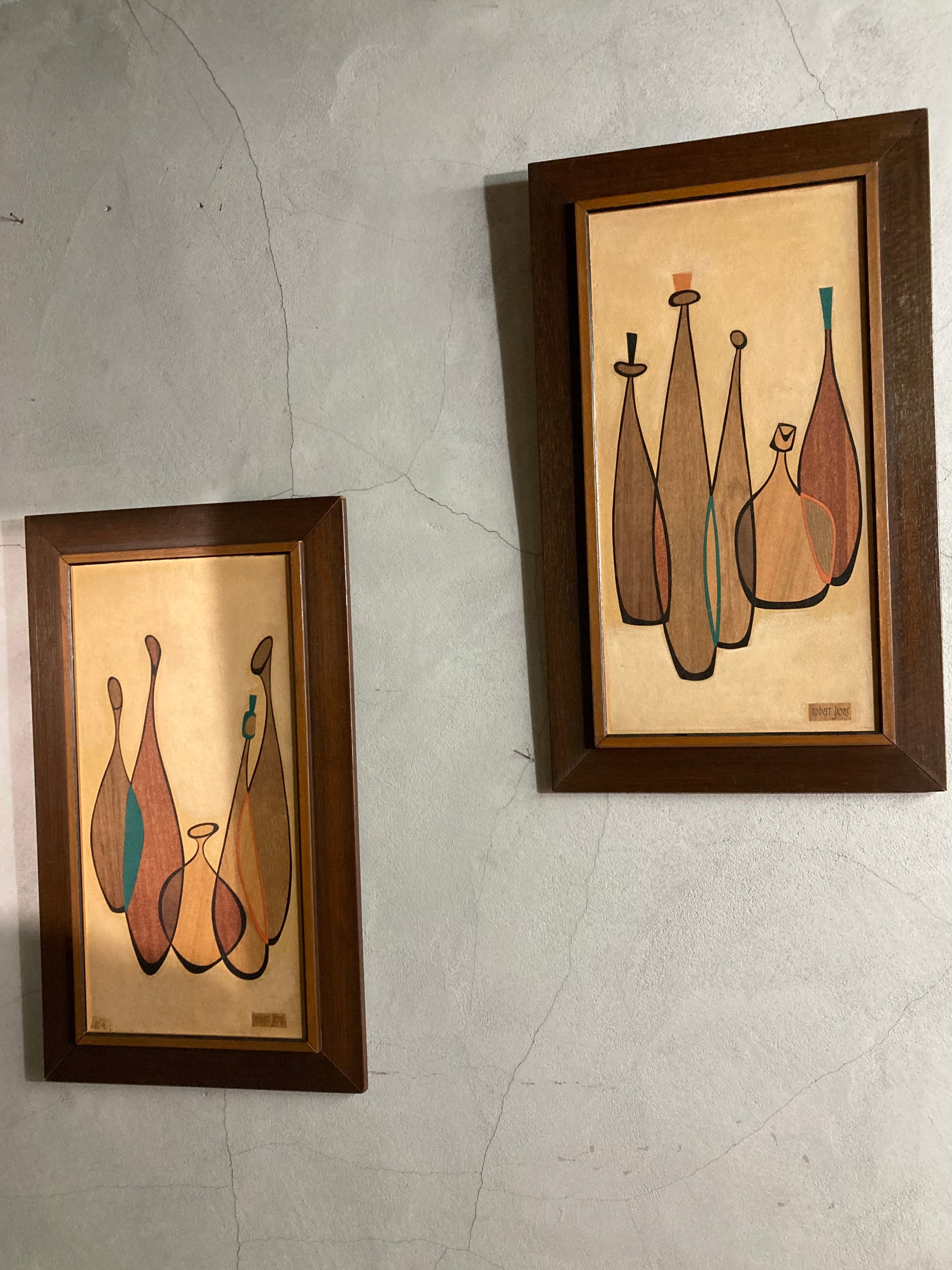 MIDCENTURY BOTTLE ART