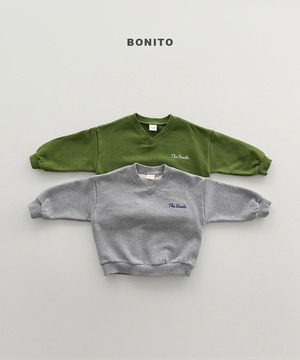 《予約/送料無料》v neck mtm / BONITO
