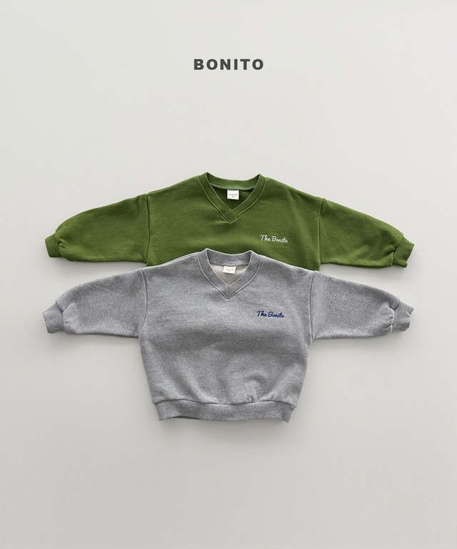 《予約/送料無料》v neck mtm / BONITO