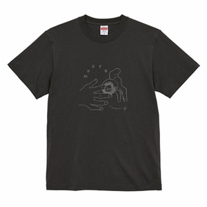 maaru×atelier bokkaコラボTシャツ"TAKUMI" カラー:スミ