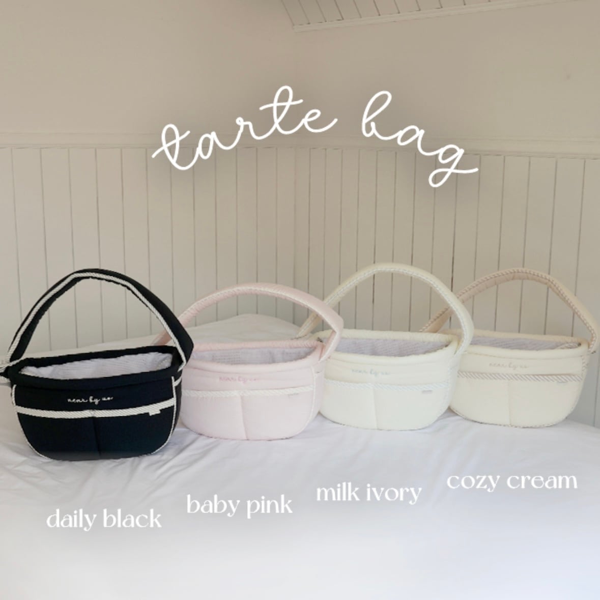 即納【near by us】tarte bag (4color) new color | ropet