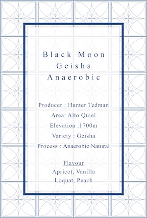 Black Moon Geisha Anaerobic Natural First