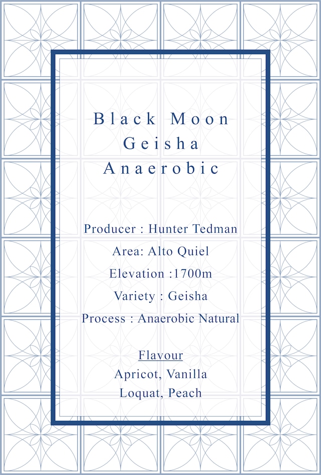 Black Moon Geisha Anaerobic Natural First