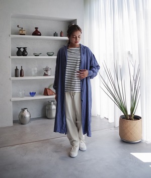 Linen Long Shirt Coat