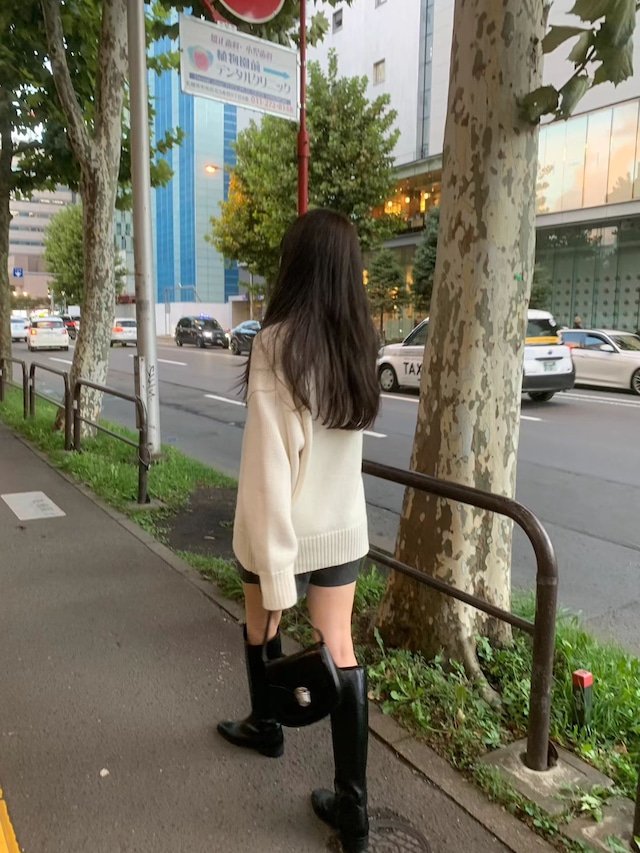 (即納) ounce / Norton boxy knit