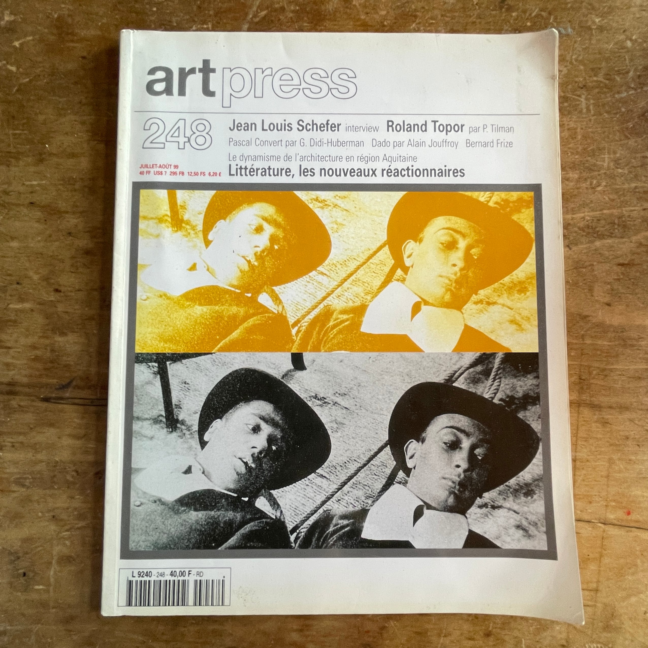 【絶版洋古書・雑誌】art press 248 1999年7月/8月 [310194482]