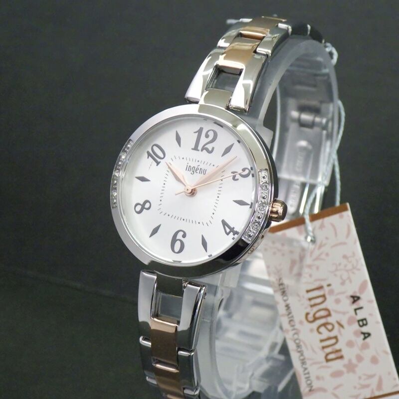SEIKO セイコー ingenu アンジェーヌ AHJK448 クリスタルガラス入り