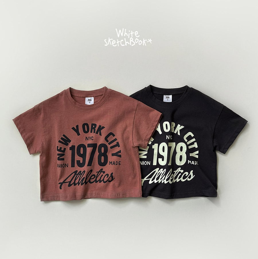 new york tee【whitesketchbook】※5月中旬〜5月下旬発送予定