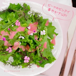 【北海道産ビーツ使用】ど発酵ビーツドレッシングとミックスレタスのセット