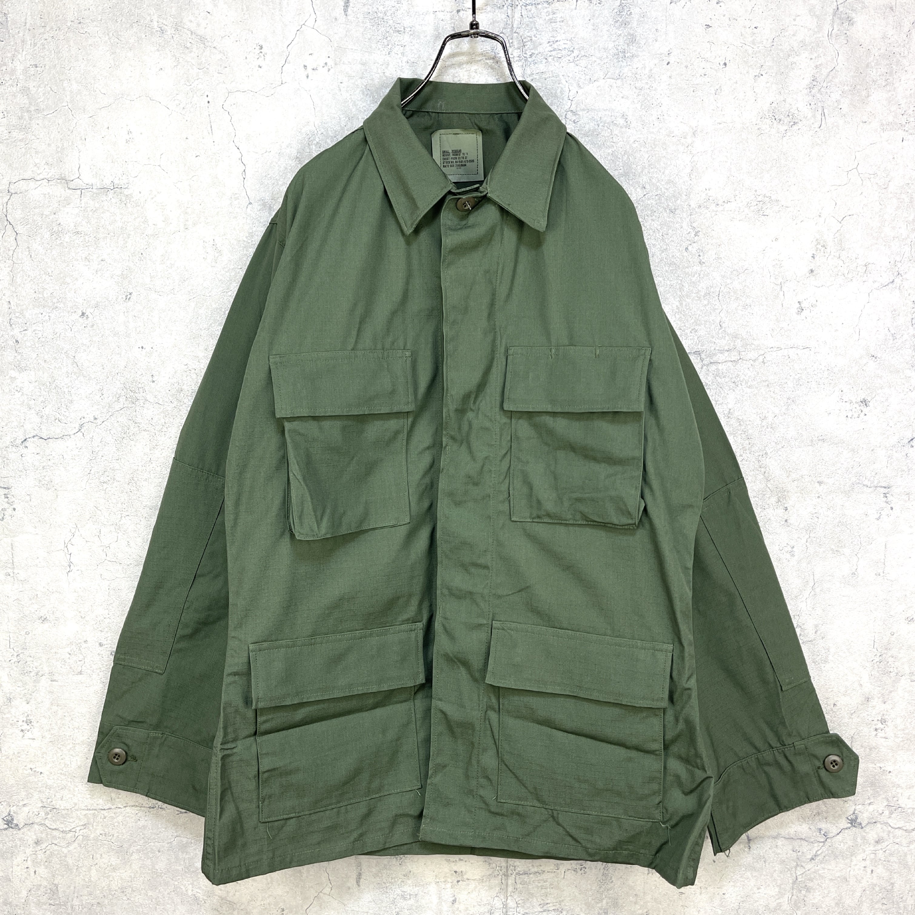 【デッドストック】90s 米軍実物 BDUジャケット Green483