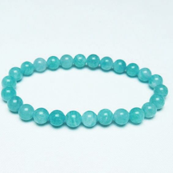 アマゾナイト ブレスレット 7mm 一点物 メール便可 [M便 1/10] 111-47735